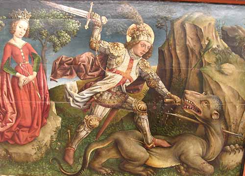 St. George and the dragon